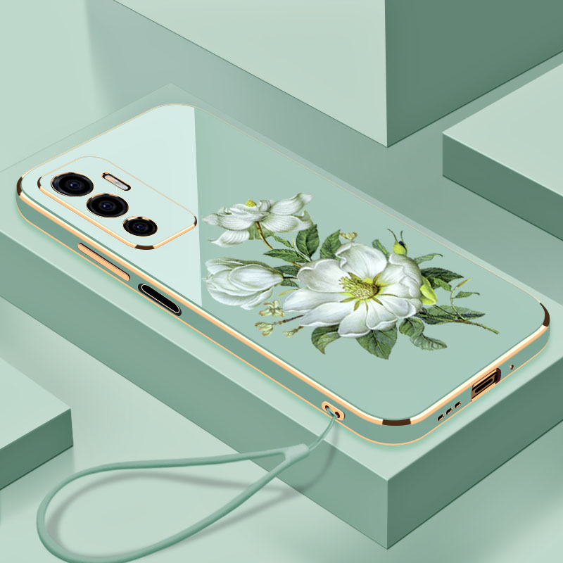 VIVOS10E手机壳电镀茉莉花