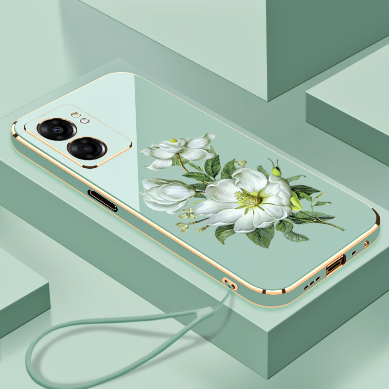 OPPOA57手机壳电镀茉莉花