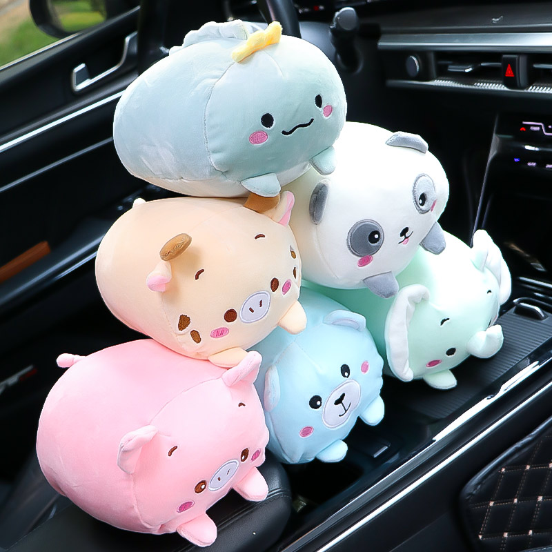 汽车趴公仔竹炭包创意可爱后窗玩偶摆件新车除甲醛去异味车内碳包