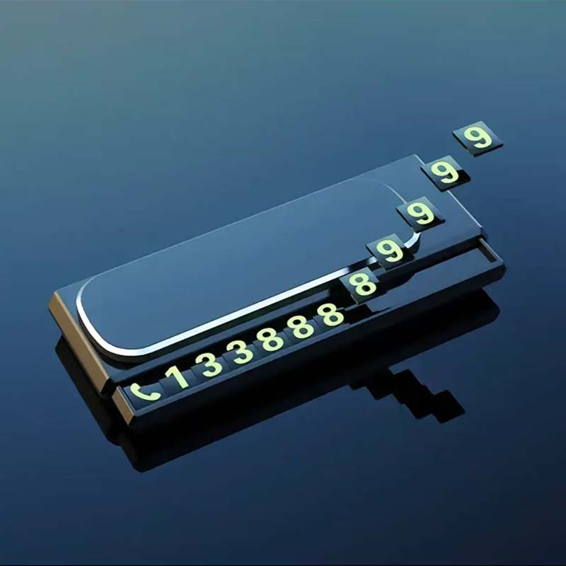 安楠百货挪车号码牌车载创意摆件高级感临时停车牌电话牌汽车a03