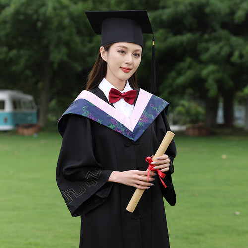 学士服内搭毕业拍照礼服大学生