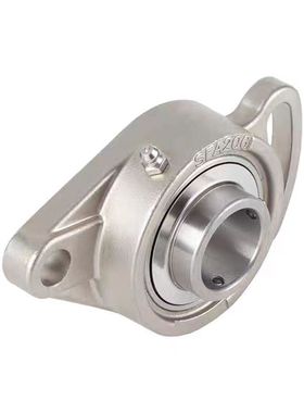 不锈钢外球面轴承可调式菱形带座SUCFA202 203 204 205 SUCFA206