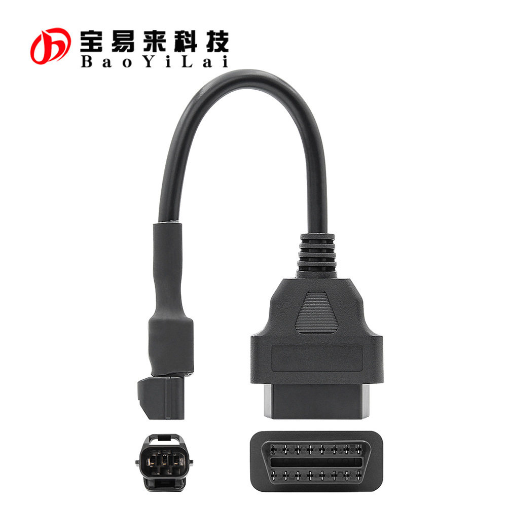 3 Pin Plug Adaptor for KYMCO KAWASAKI  Motorcycle 光阳转接线
