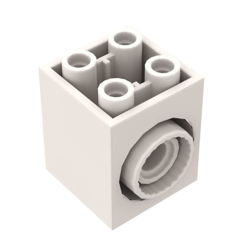砖友moc 41533 转台2x2x2面锁砖 中国积木小颗粒积木国产零配件