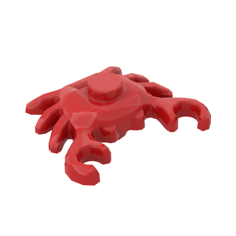 砖友moc 33121 小螃蟹 兼容乐高积木零配件 动物海洋场景装饰道具