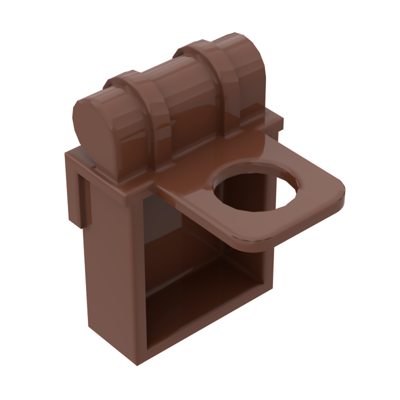 砖友moc 2524 小颗粒积木兼容乐高人仔国产零配件书包背包旅行包