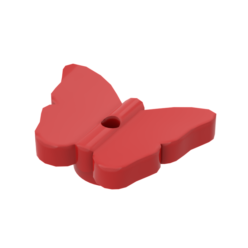 砖友moc 95828 小颗粒积木零散配件兼容乐高场景动物系列 蝴蝶