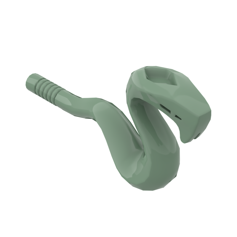 砖友moc 98136 蛇形法老蛇怪蛇权杖中国拼插小颗粒拼插积木零件