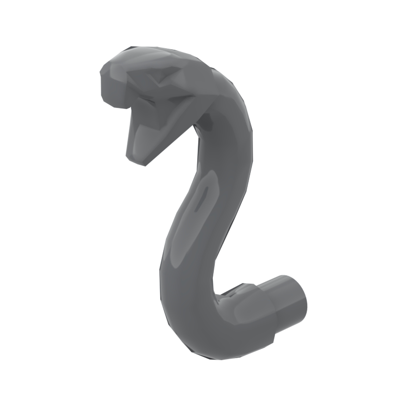 砖友moc 28588 小颗粒积木散件兼容乐高零配件 动物 毒蛇形装饰件