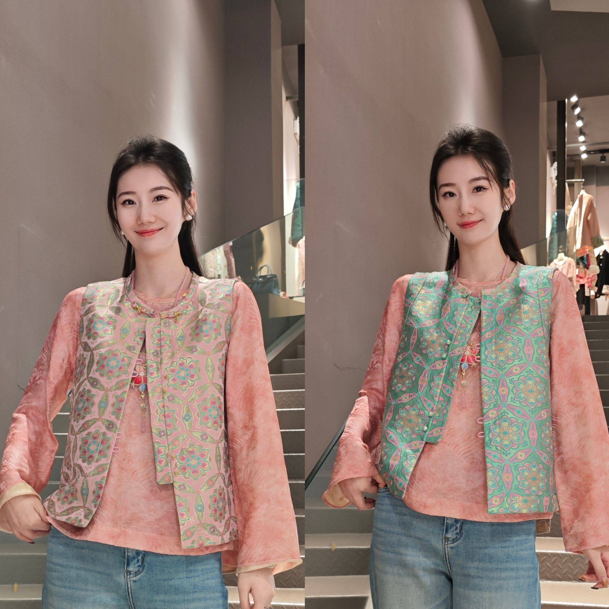 中国风气质新中式复古百搭马甲7469,女装/女士精品,马夹,淘宝优惠券,粉丝福利购,淘宝优惠卷