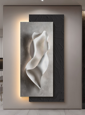 意大利Normcore抽象入口装饰画，高端入口门挂画，客厅走廊过道壁