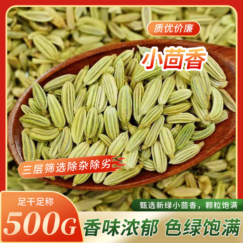 真正甘肃小茴香5斤商用 小茴香籽小回香香料药用中药材