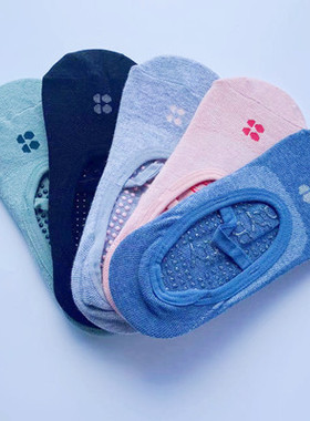 英国夏季Pilates袜薄款瑜伽袜男女普拉提运动健身室内防滑蹦床袜