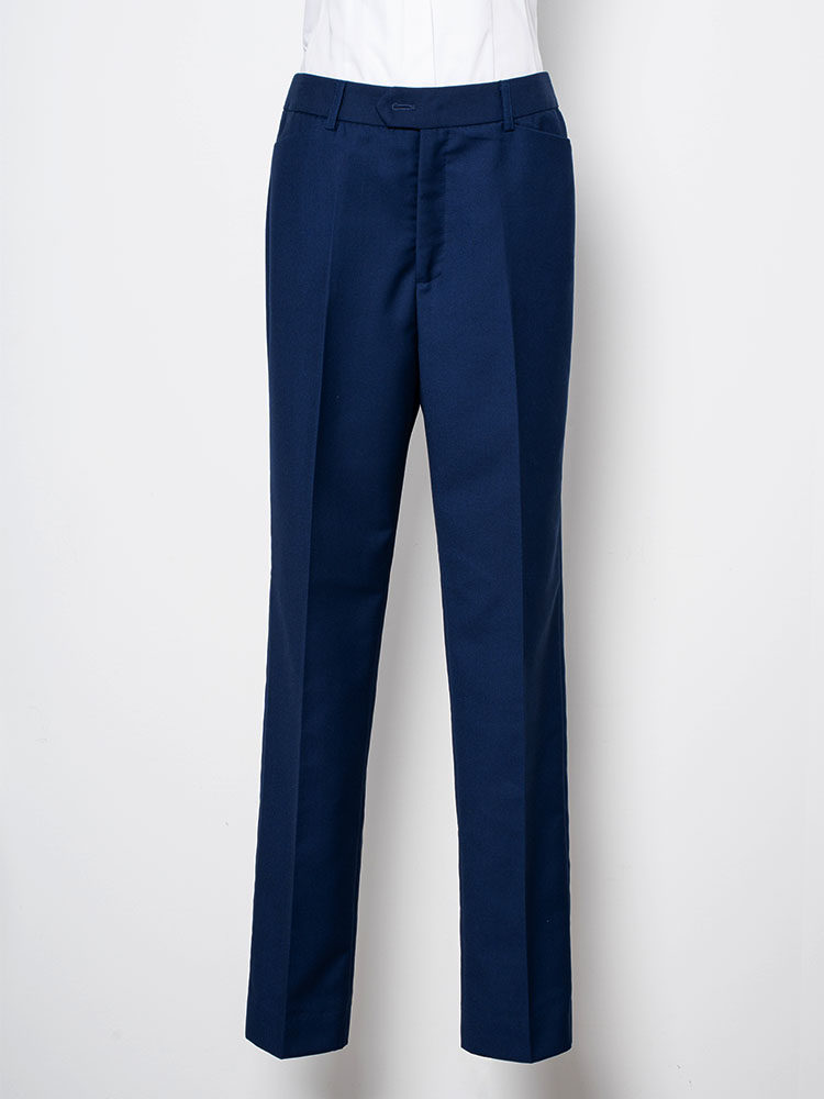 2022新款宝蓝色别克4s店工装西裤直筒修身男女商务裤子销售工作服