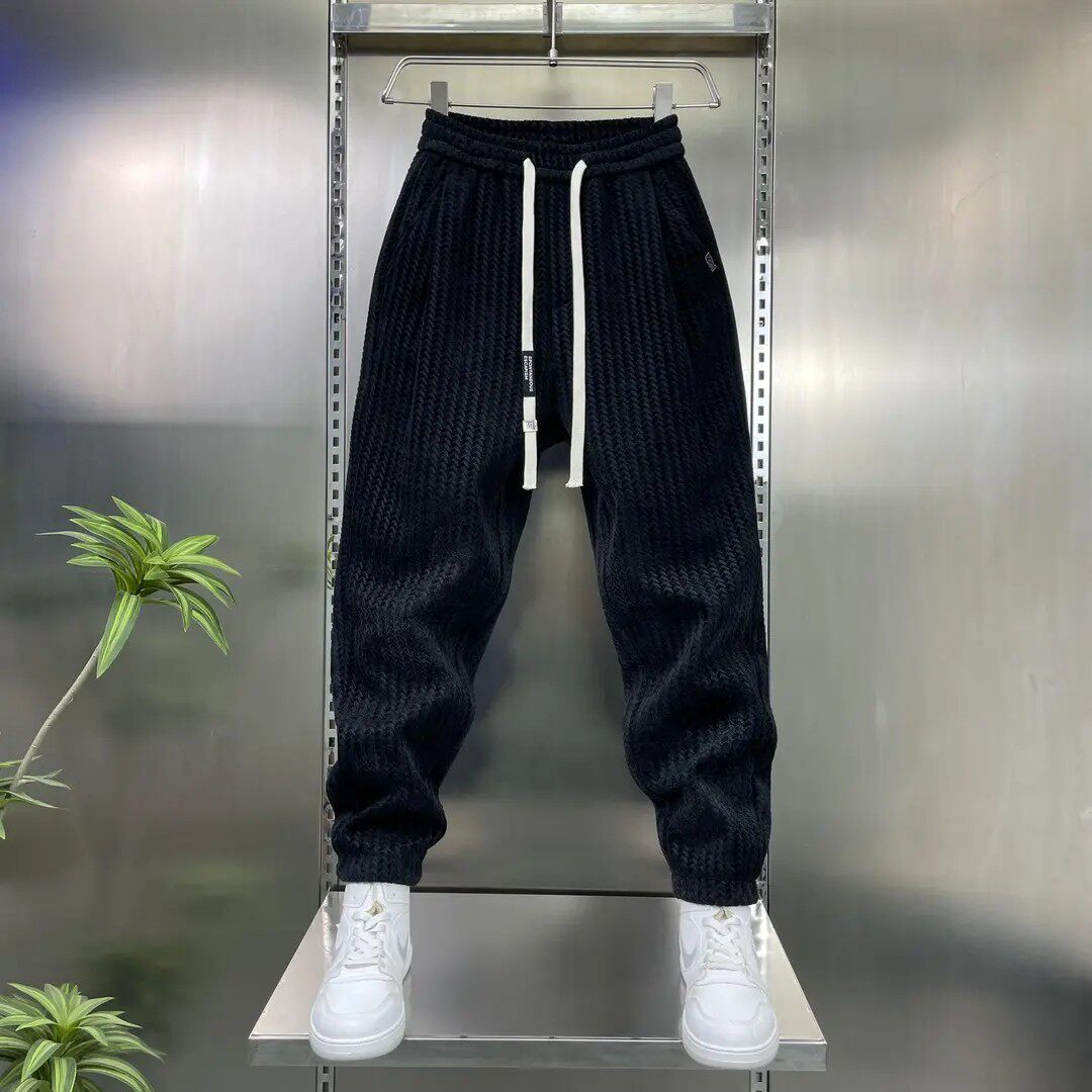 他迅男装2026春夏新款运动宽松休闲潮流束脚男裤时尚百搭休闲裤a4