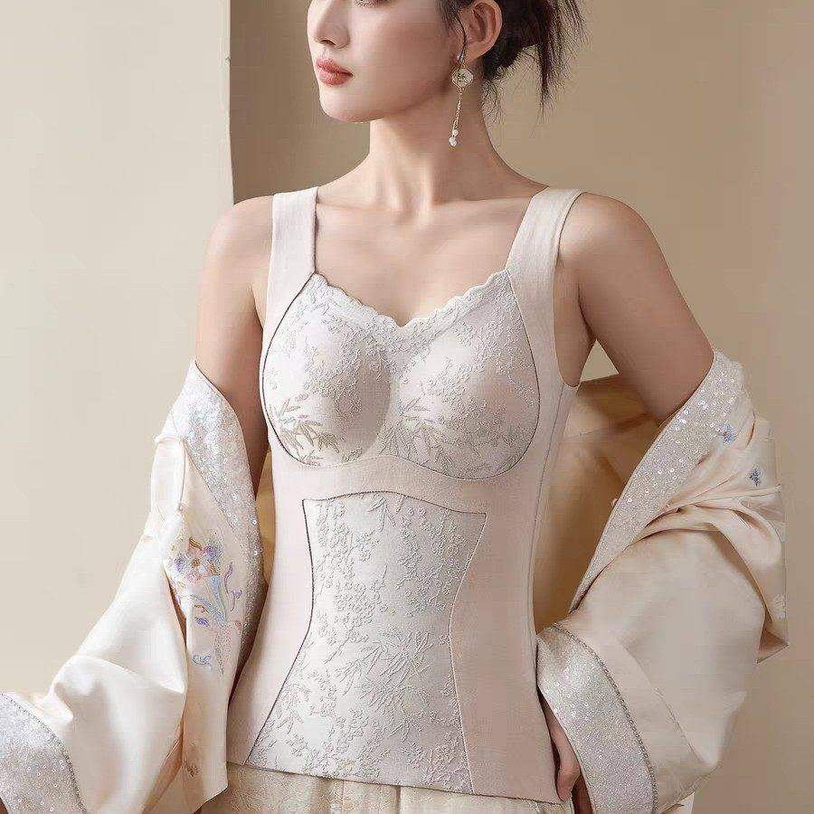 保暖背心女石墨烯秋冬季带胸垫一体式内衣德绒上衣收腹贴身内搭,女士内衣/男士内衣/家居服,保暖背心,淘宝优惠券,粉丝福利购,淘宝优惠卷
