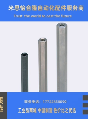 六角支柱LSBRK NLSFB LSFB PLSFBSLSBF19-50-M6-N6两端内外螺纹型