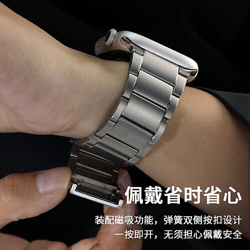 休闲鸟（饰品）iwatch表带钛合金