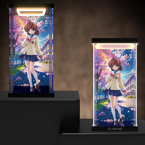 贝格宝彩绘收纳盒适用GSC POP UP PARADE L CLANNAD 古河渚 手办