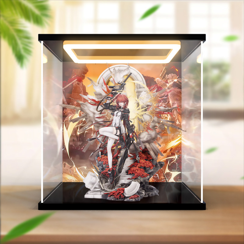 适用Myethos 明日方舟 新约能天使 精英二 手办回灯亚克力收纳盒图片