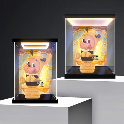 适用适用于泡泡玛特星星人BEE YOUR HONEY小蜜蜂爱语手办收纳盒