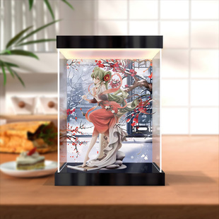 贝格宝适用GSC 初音未来 梅花三弄 1/7比例 手办模型灯箱款收纳盒