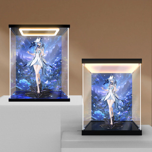 贝格宝适用鸣潮 薪火系列 守岸人 1/7比例手办模型高清收纳盒防尘