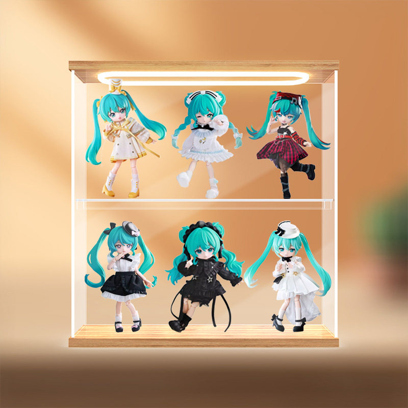 贝格宝适用布鲁可积木人绮遇记初音未来乐之序章DIY手办收纳盒图片