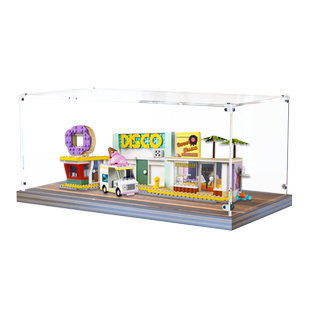 亚克力展示盒适用乐高21339BTS防弹少年团模型收纳盒透明防尘罩