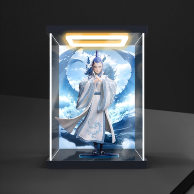 适用FunCrazy 电影《哪吒之魔童闹海》 敖丙 手办回型灯收纳盒