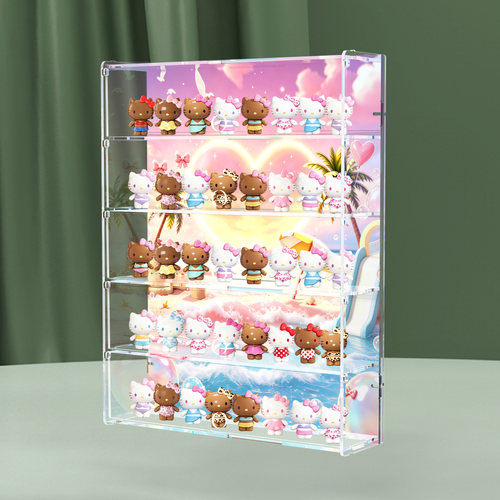 贝格宝适用HelloKitty缤纷泳衣夏日系列MINI盲袋可爱萌粒收纳盒