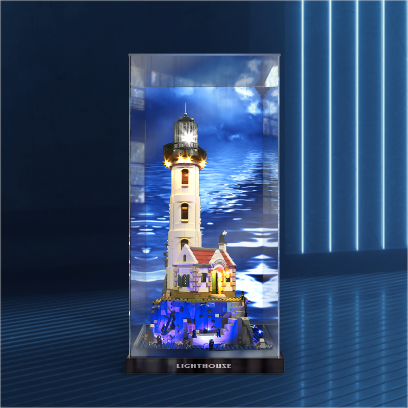 21335电动灯塔儿童玩具展示盒