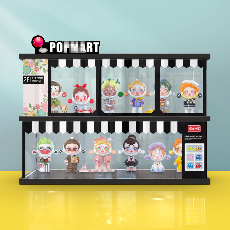 泡泡玛特人生如戏盲盒收纳盒