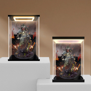 贝格宝适用HOTTOYS AVP竹穀隆之 鬼木佑二武士铁血战士手办收纳盒