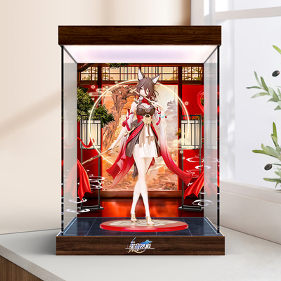 灯箱展示盒适用Myethos 崩坏星穹铁道 Gift系列 1/10 停云 展示盒