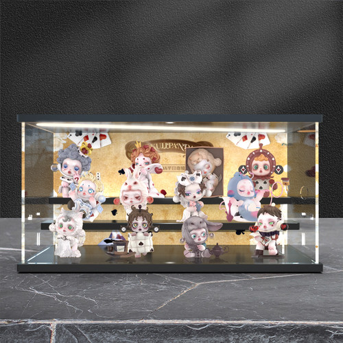 泡泡玛特收纳盒场景展示盒