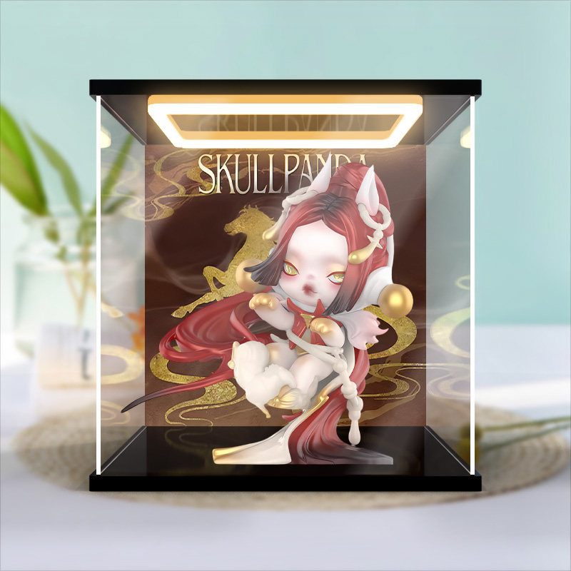 贝格宝适用泡泡玛特SKULLPANDA吉量手办 吊卡摆件亚克力收纳盒,收纳整理,其他收纳,淘宝优惠券,粉丝福利购,淘宝优惠卷