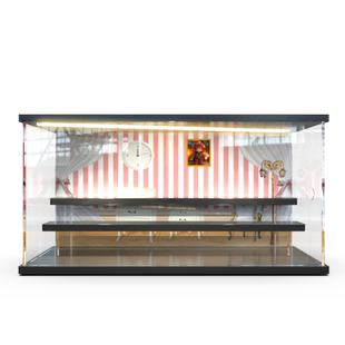 MOLLY大久保INSTINCTOY娃娃装侵蚀盲盒场景展示盒泡泡玛特收纳盒