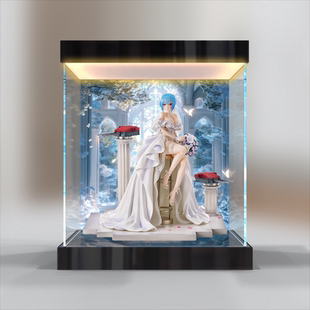 适用CALBONE 战舰少女R 欧根亲王 我心永恒 模型灯箱亚克力收纳盒