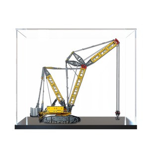 亚克力展示盒适用乐高42146利勃海尔履带起重机机械组防尘收纳盒