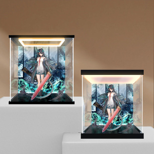 贝格宝适用明日方舟 夕 手办模型亚克力主题背景展示盒收纳盒