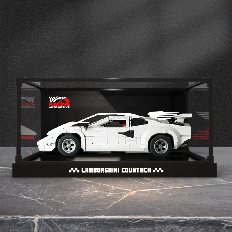 适用 乐高ICONS系列10337兰博基尼 Countach合金框亚克力展示盒