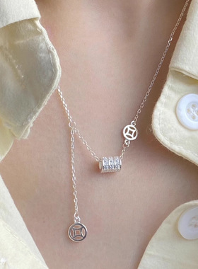 韩版小众设计镶钻钱币女手链女轻奢风时尚个性精致百搭高级感手饰