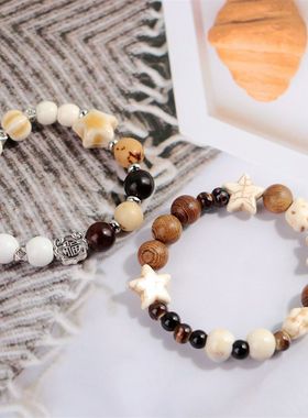 新中式个性陶瓷手串手工饰品节日礼物男女手链现货供应厂家货源