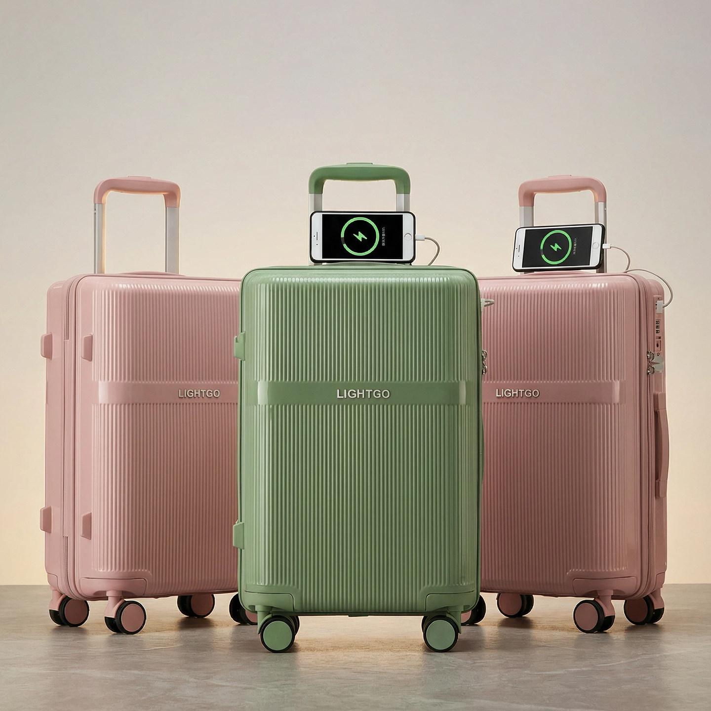 LIGHTGO轻便纯PC行李箱女20寸拉杆箱旅行箱男密码皮箱商务登机箱,箱包皮具/热销女包/男包,旅行箱,淘宝优惠券,粉丝福利购,淘宝优惠卷