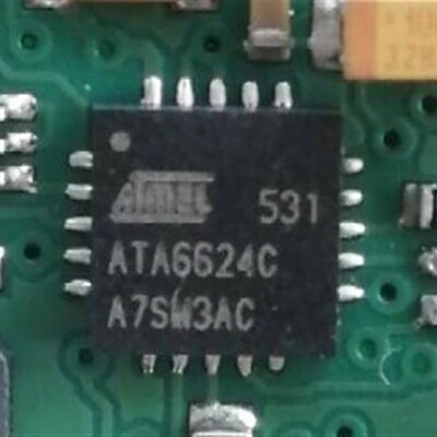 ATA6624C ATA6624C-PGQW 射频频率接收器收发器芯片