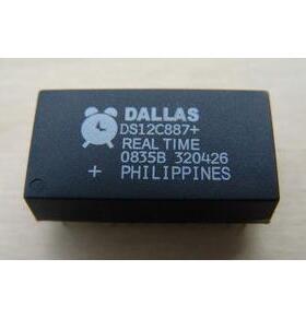 直插 DS12C887+ 时钟电路/时钟/计时 - 实时时钟 DIP-24 国产原装