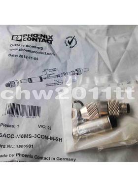SACC-M8MS-3CON-M-SH 1506901 菲尼克斯PHCENIX环形公制连接器