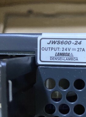 LAMBDA JWS600-24电源24V 27A设备机器兰达600W