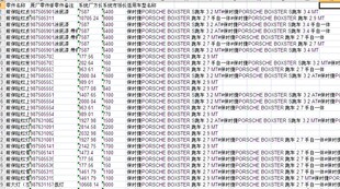 保时捷博斯特BOXSTER 987零配件备件保险公司定损理赔销售价格表